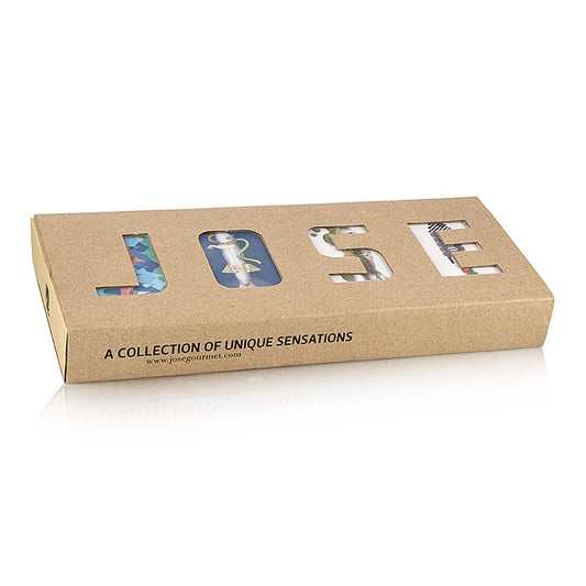 Portugiesische Fischkonserven von Jose Gourmet: Makrele, große und kleine Sardinen, Sardinen in Tomate, 395 g, 4-teilig, perfekt für Toast, Salate und Tapas-Tafeln, handwerklich hergestellt in Portugal