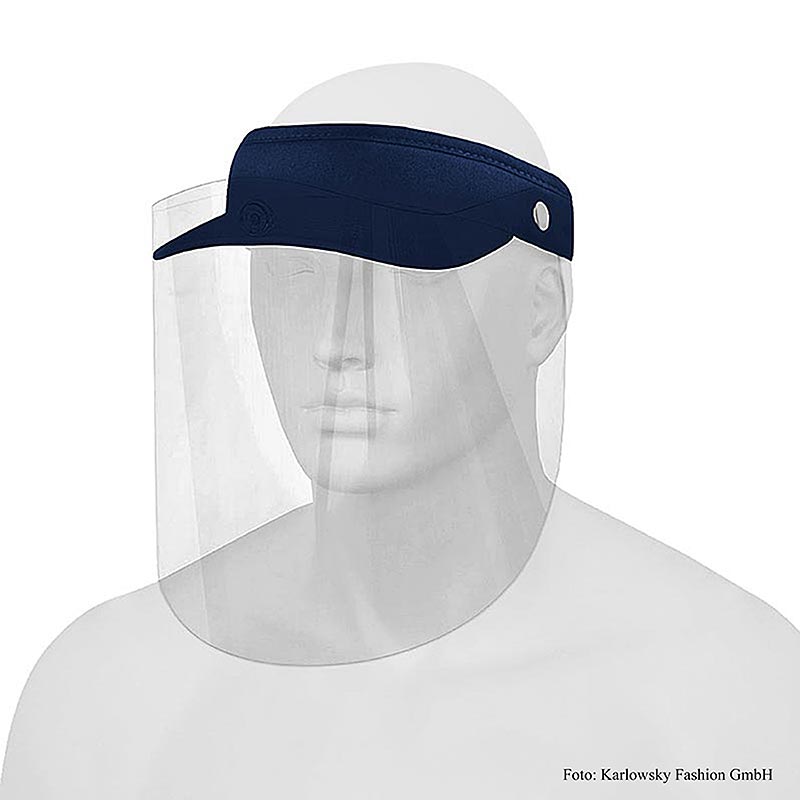Casquette d'activité avec visière amovible, taille réglable, marine, 1 pc