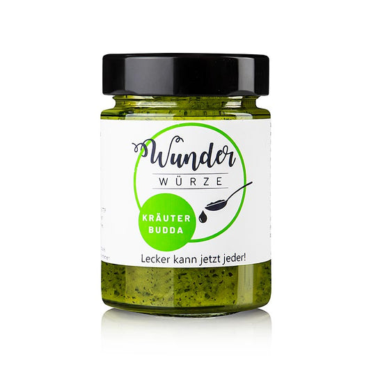 Wunderwürze - Kräuterbudda, Marinade, eatventure, 165 g: Eine Öl-Gewürzmischung mit intensivem und langanhaltendem Aroma, ideal für Grill-, Brat- und Backrezepte sowie kalte Speisen