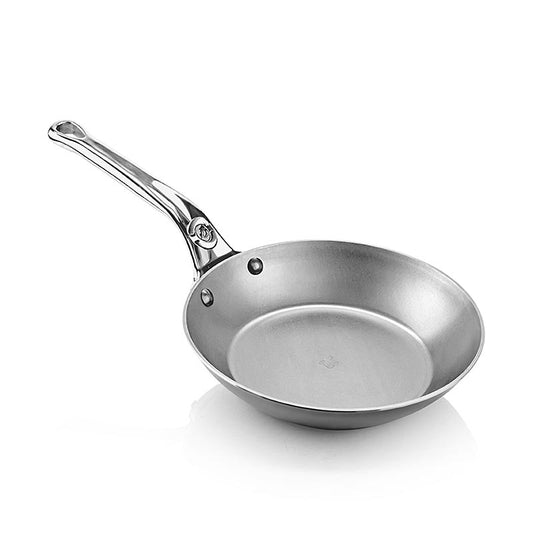 deBUYER Mineral B Element Pro Bratpfanne, 20cm (568020), 1 St - Hochwertige Stahlblechpfanne mit natürlicher Antihaftbeschichtung und ergonomischem Griff für vielseitiges Kochen und optimale Benutzerfreundlichkeit