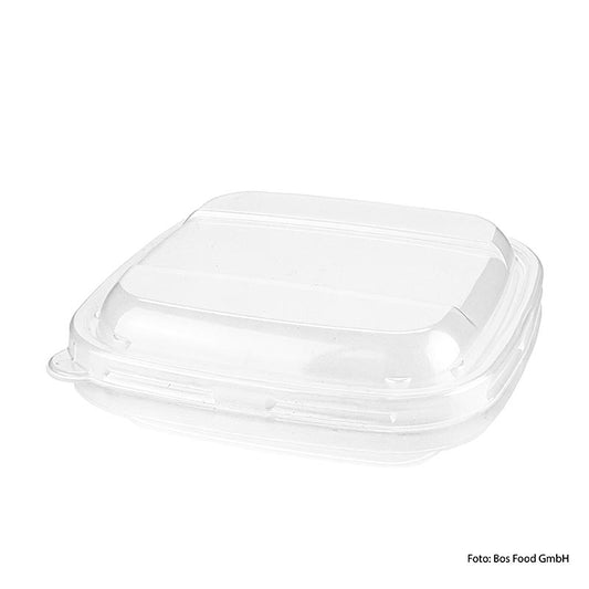 Transparenter Einweg-Naturesse Take Away Deckel aus PLA für Bowle 54868/54891, ideal für Grillpartys und Veranstaltungen