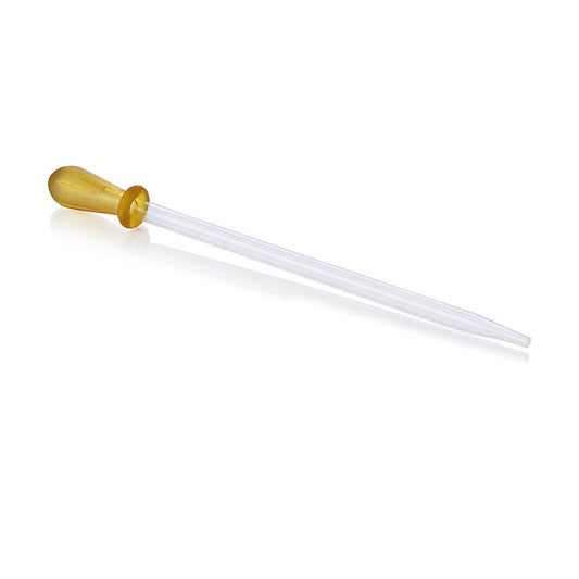 Glas Pipette mit Sauger, ca 2 ml, 15cm, 1 St - Praktische Glaspipette zum präzisen Dosieren von Flüssigkeiten in der Küche