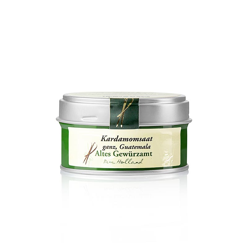 Kardamomsaatkörner von Altes Gewürzamt, 45 g, praktische Alternative zur geschlossenen Kardamomkapsel, ideal zum Dosieren und Vermahlen, passt zu verschiedenen Obst- und Gemüsesorten, vorher leicht zerdrücken, anbraten oder rösten und mahlen