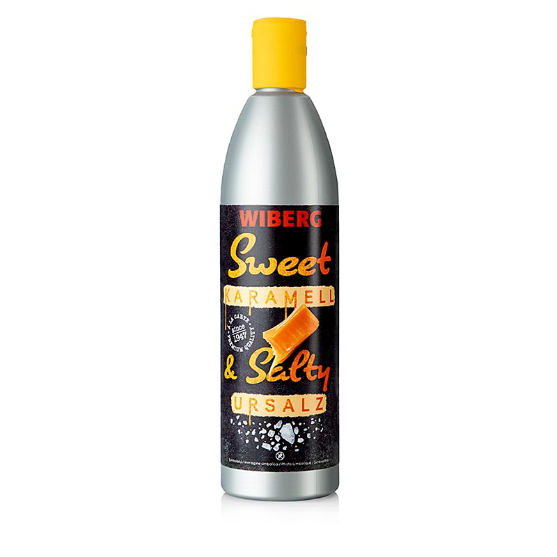 WIBERG Sauce Sweet and Salty - Karamell & Ursalz, 500 ml - Eine vielseitige Sauce aus cremigem Karamell und kräftigem Ursalz, ideal zum Verfeinern von Fleisch- und Fischgerichten, als Dip oder Basis für Dressings