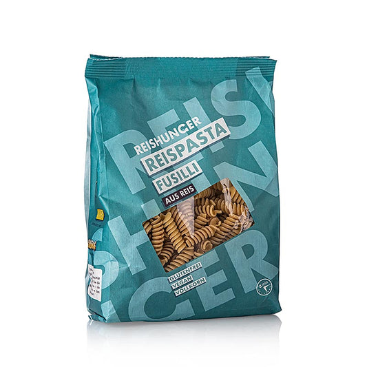 Gluten-free Reishunger Fusilli made from rice, 400g, perfect for a healthy pasta alternative