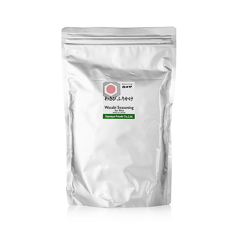Furikake - Würzzubereitung für Reis, mit Wasabigeschmack, Nori, Sesam, 500 g: Eine Mischung aus geröstetem Nori, Sesam und anderen Gewürzen, die Ihren Reisgerichten einen köstlichen Umami-Schub verleiht Ideal für Sushi, Onigiri oder als Topping auf Gemüse
