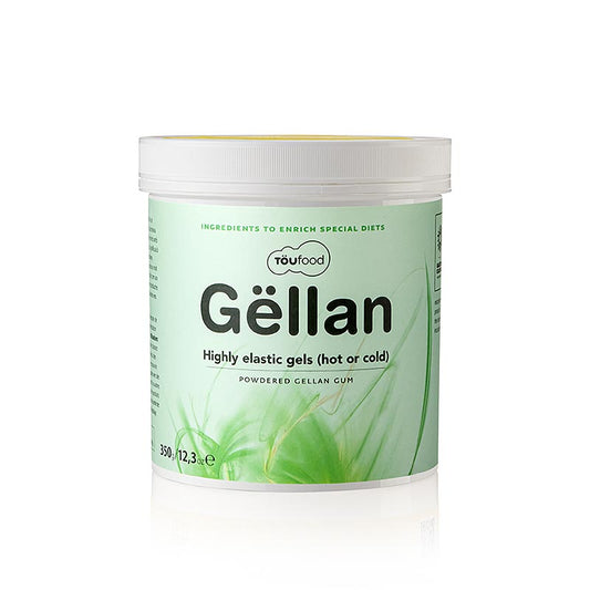 350 g TÖUFOOD GËLLAN, pflanzliches Geliermittel für Gelees, Puddings und Desserts, geeignet für Vegetarier und Veganer, perfekt zur Herstellung und Stabilisierung von Texturen in warmen und kalten Zubereitungen