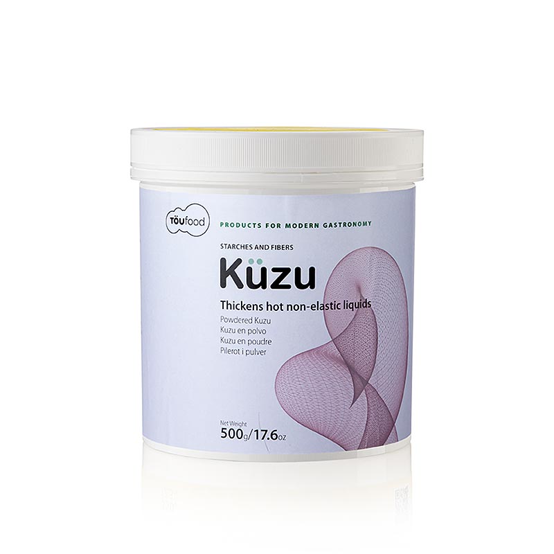 Bindemittel aus Kudzu-Wurzeln in hochwertiger Qualität für warme und kalte Speisen Glutenfrei und gentechnikfrei Ideal für klare Saucen, Suppen, Puddings und Glasuren