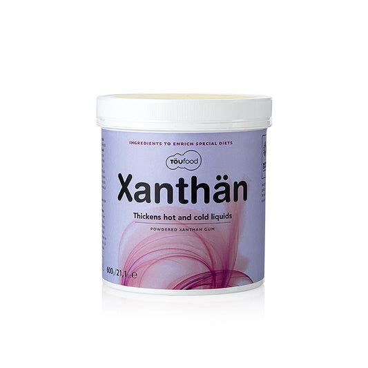 Hochwertiges Verdickungsmittel TÖUFOOD XANTHÄN aus Xanthangummi für Saucen, Suppen und Dressings, hitzebeständig und gefrierfest, ideal für Hobbyköche und professionelle Gastronomen - 600g-Packung