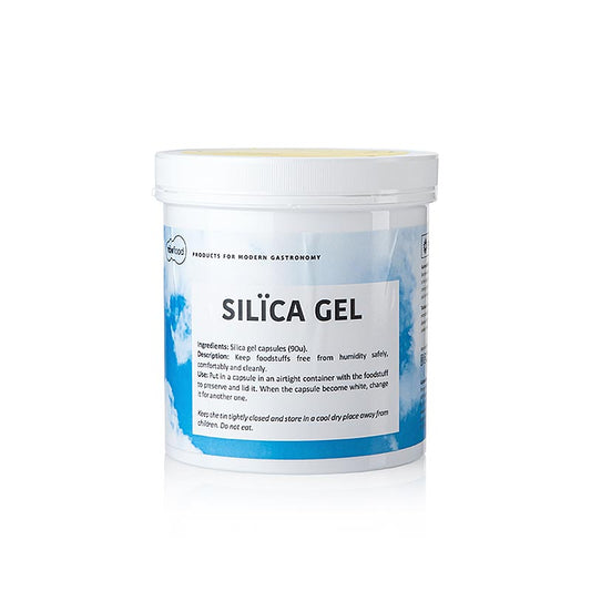 TÖUFOOD SILÏCAGEL, Silicat, Trockenmittel, 270 g, 90 x 3g - Silikatkügelchen zur optimalen Lagerung von Delikatessen und Gewürzen, absorbieren Feuchtigkeit und verhindern Geschmacks- und Qualitätsverluste Wiederverwendbare Gelpacks, ideal für Hobbyköche und Profis