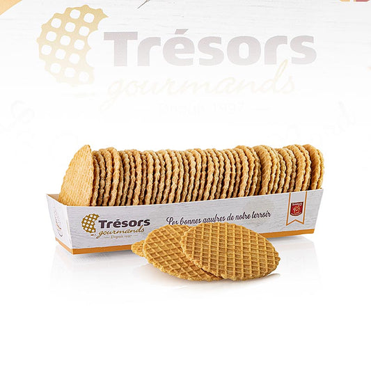 Pâtisserie des Flandres - Barsnack Tresors - La gaufre fine, gaufre française sucrée au beurre, 220 g
