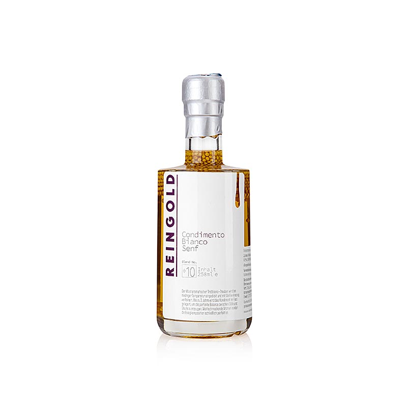 Reingold - Aceto Condimento bianco n. 10 Senape, 250 ml