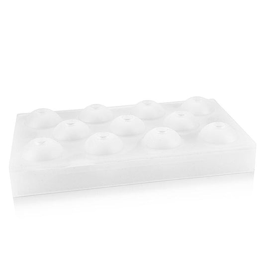 Silikon Matte 17,5x30cm, 11 Spheren/Kugeln, 45mmx48ml, Pavoni (AF002), ideal für Patisserie-Industrie, Grillzubehör und Non Food Produkte