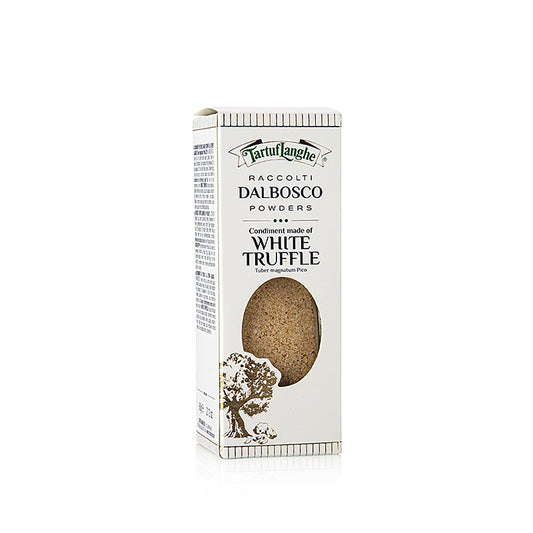 Weißes dehydriertes Trüffelpulver der Marke Tartuflanghe DALBOSCO®, 60 g