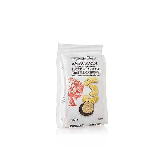 Tartuflanghe  Barsnack Cashewkerne mit Trüffelsaft überzogen, 50 g