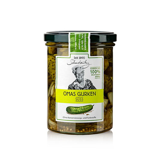 Concombres de grand-mère, marinés doux, Schudeisky, 400 g