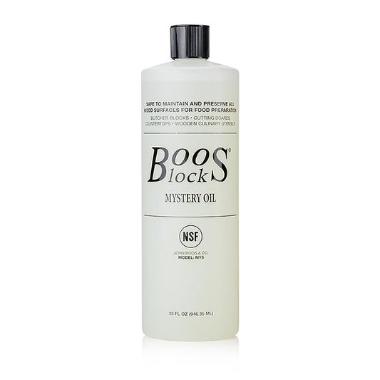 Boos Block Mystery Oil, Holzpflegeöl, 946 ml - für Holzschneidebretter und Küchenutensilien, nährt und schützt natürliche Schönheit, verhindert Austrocknung und Rissbildung, unverzichtbar für Hobby- und Profiköche