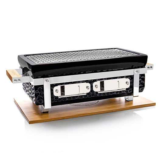 SHICHIRIN Keramik Holzkohle Grill, eckig, 35x17 cm, Yakiniku montargo, 1 St