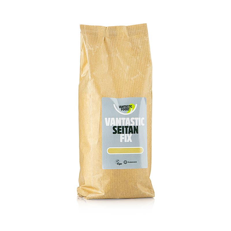 Seitan Fix, zum Herstellen von Seitan, vegan, 750 g - Pulver zur Herstellung von Seitan, ohne Gentechnik und künstliche Zusatzstoffe, schnell und einfach zuzubereiten