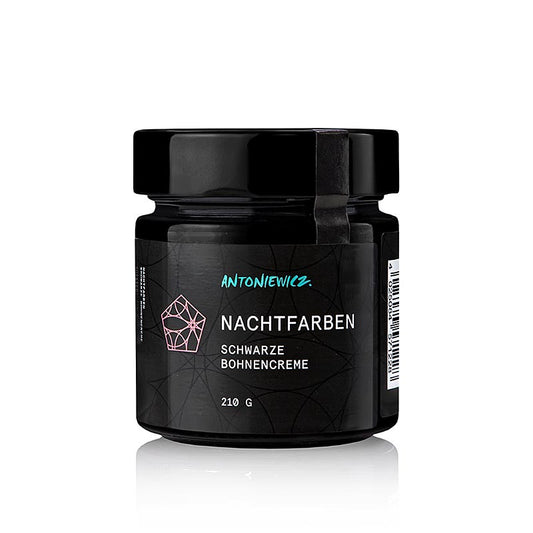Heiko Antoniewicz - Nachtfarben, schwarze Bohnencreme, 210 g - vegane, aromatische schwarze Bohnencreme in praktischer Verpackung