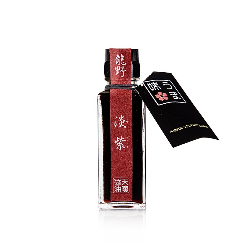 Soja-Sauce - Shoyu (Murasaki / Purpur), hell, Suehiro, 100 ml - Traditionelle helle Sojasauce mit höherem Koji-Anteil und natürlicher Süße, perfekt für Tofu Salat, Steak, Roastbeef und Eierspeisen, sowie zu Dim Sum und Gyoza