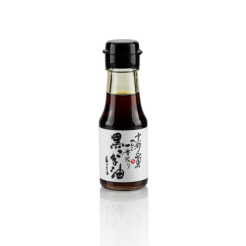 Sesamöl von schwarzem geröstetem Sesam, hergestellt von Yamada, 65 ml - Intensives, traditionell hergestelltes Sesamöl, perfekt zum Würzen von asiatischen Gerichten geeignet Hergestellt von Yamada Sesame Oil Manufacturing Company in Kyoto