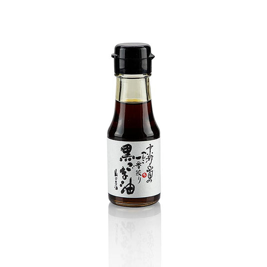 Sesamöl von schwarzem geröstetem Sesam, hergestellt von Yamada, 65 ml - Intensives, traditionell hergestelltes Sesamöl, perfekt zum Würzen von asiatischen Gerichten geeignet Hergestellt von Yamada Sesame Oil Manufacturing Company in Kyoto