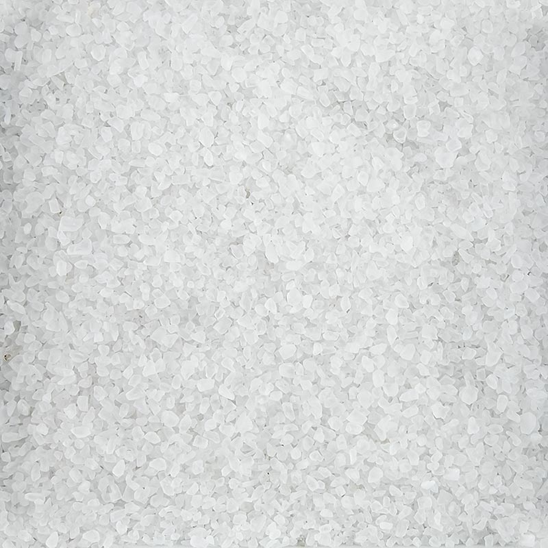 Deutsches Hagel- /Brezel-Steinsalz, naturbelassen, 0,8mm-2,3mm, 1 kg