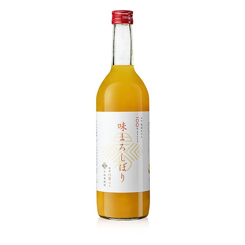 Mikan Saft, 100 % Satsuma / Mandarinenfruchtsaft, 720 ml - Frischer, natürlicher Saft aus vollreifen Mandarinen in praktischer 720 ml Flasche