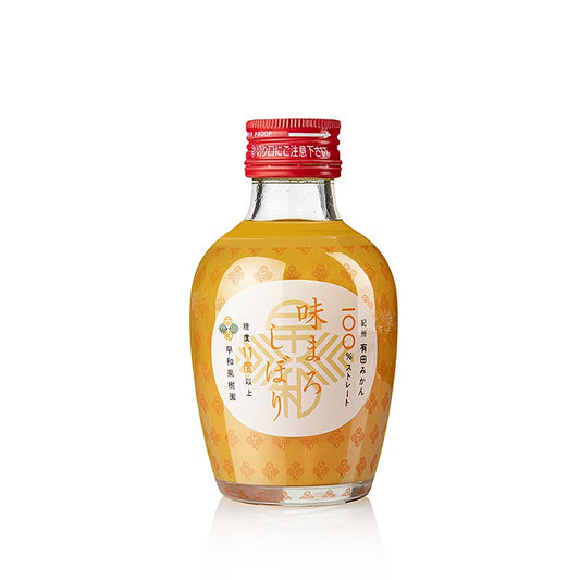 Mikan Saft, 100 % Satsuma / Mandarinenfruchtsaft, 180 ml - erfrischender Fruchtsaft aus vollreifen Satsuma-Mandarinen, in praktischer 180 ml Verpackung