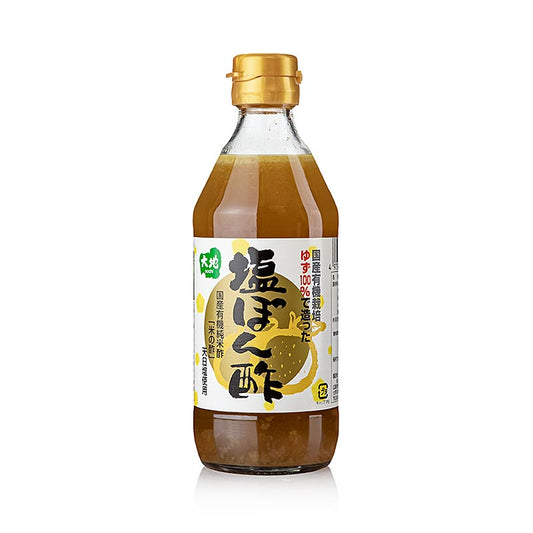 Ponzu Shio Sauce, weiß, hergestellt in Japan, 360 ml, für vielseitige Verwendung geeignet