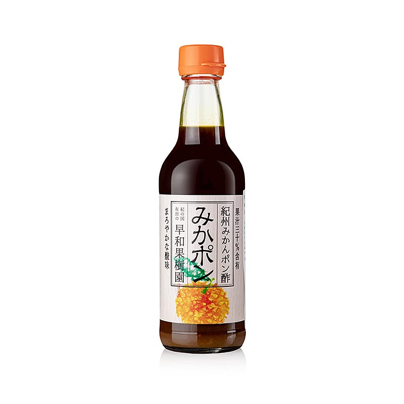 Mikan Ponzu Sauce, weiß, aus Japan, 360 ml - Verwenden Sie diese vielseitige Sauce für eine geschmackvolle Note in Ihren Gerichten