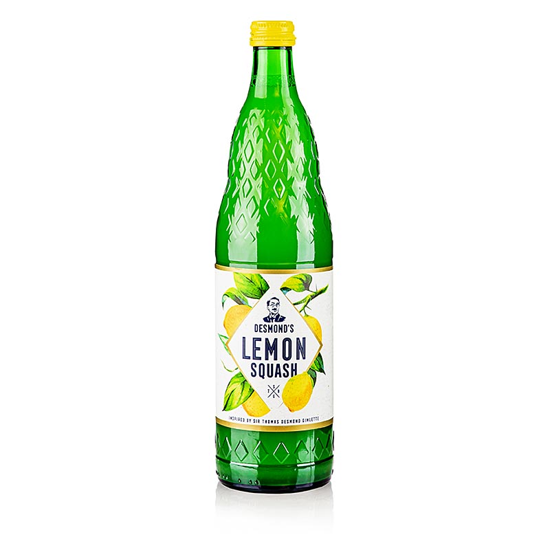 Flasche Desmond's Lemon Squash Zitronensirup, 750 ml, fruchtiger Geschmack