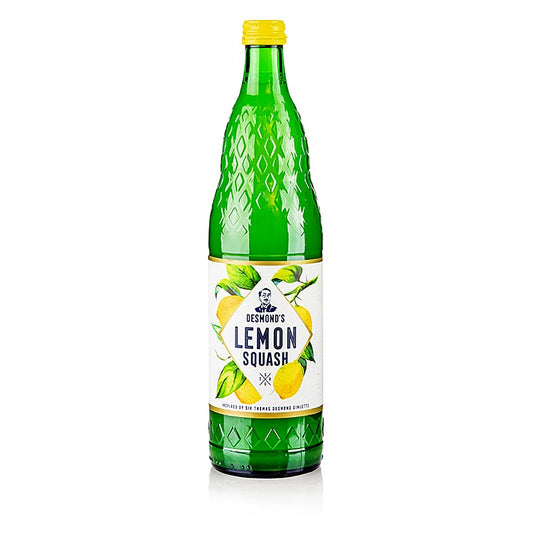 Flasche Desmond's Lemon Squash Zitronensirup, 750 ml, fruchtiger Geschmack
