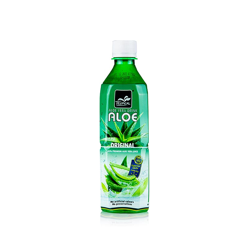Aloe Vera Drink Natural Tropical, erfrischendes und fruchtiges Getränk, 500 ml