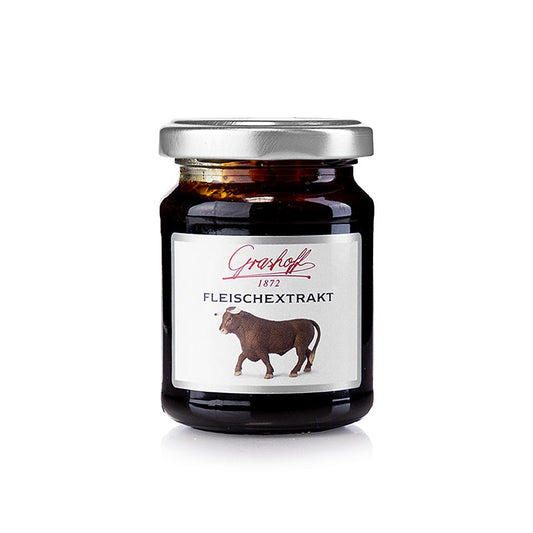 Fleischextrakt, Konzentrat aus Rindfleisch, Grashoff, 150 g - Hochwertiges Rindfleischkonzentrat für die Verfeinerung von Suppen, Saucen und Eintöpfen, um jedem Gericht einen intensiven Umami-Geschmack zu verleihen