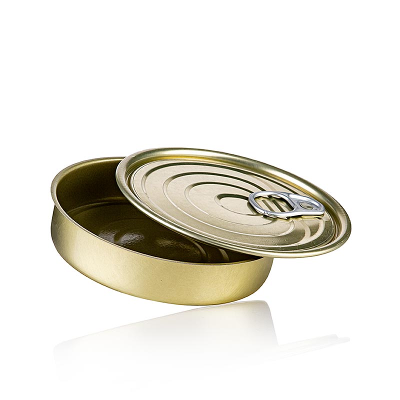 Aluminiumdose mit Deckel, leer, 120ml Fassungsvermögen, hergestellt von 100% Chef, 100 Stück