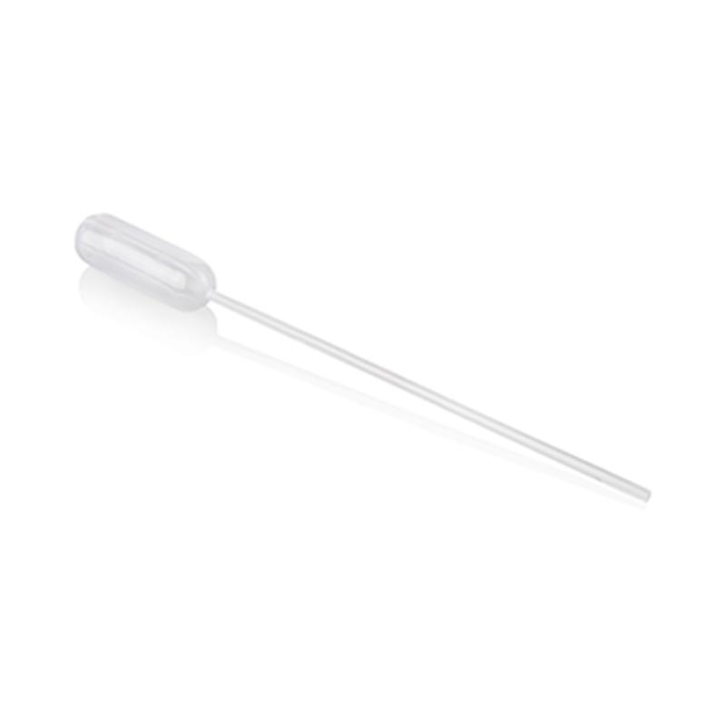 Micropipette Pasteur, non graduée, volume d'aspiration 3 ml, L 15cm, plastique, 500 pièces
