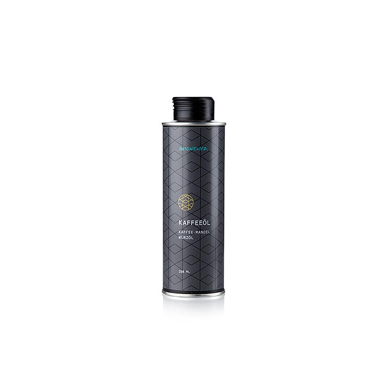 Heiko Antoniewicz - Kaffeeöl, Würzöl auf Mandelölbasis, 250 ml - Würzöl mit einzigartigem nussigem Aroma, perfekt zu Lachs, dunkler Sauce, Wild- und Geflügelgerichten, Kartoffeln