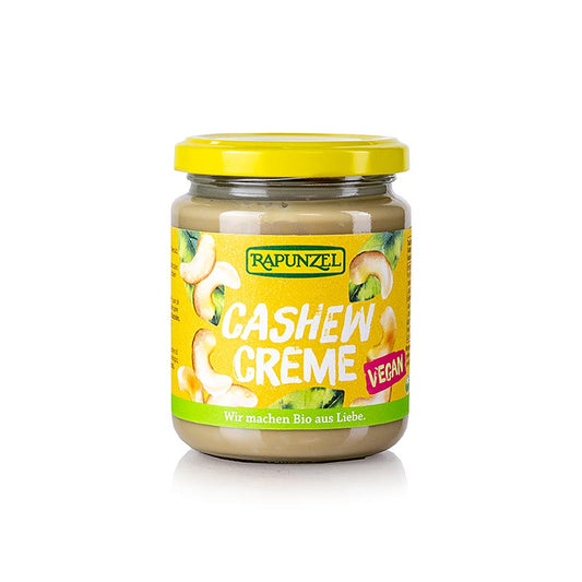 Bio Cashew Creme von Rapunzel, 250 g - Cremige Textur, reich an pflanzlichem Eiweiß und ohne Zucker und Palmöl, ideal als Brotaufstrich oder zum Verfeinern von Gerichten - Jetzt in der Schweiz kaufen