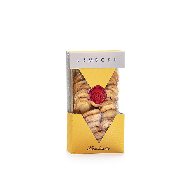 Knusprige Butteröhrchen von Lembcke, 100 g, für den perfekten Genuss