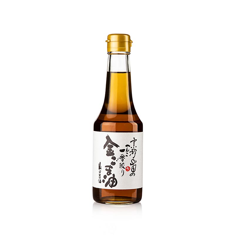 Sesamöl Golden von goldenem Sesam, geröstet, Yamada, 300 ml - Hochwertiges, traditionell hergestelltes Sesamöl mit duftigem Bouquet von Yamada Sesame Oil Manufacturing Company in Kyoto