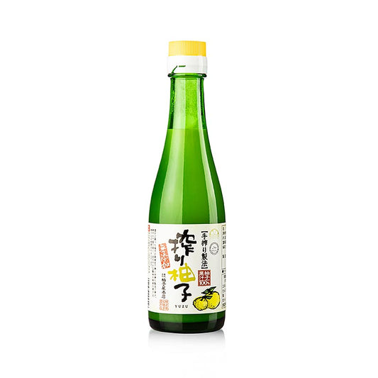 Yuzusaft, 100% Zitrusfruchtsaft, 200 ml - Handgepresster fruchtiger Yuzusaft ohne Salz, ideal für asiatische Gerichte und Desserts