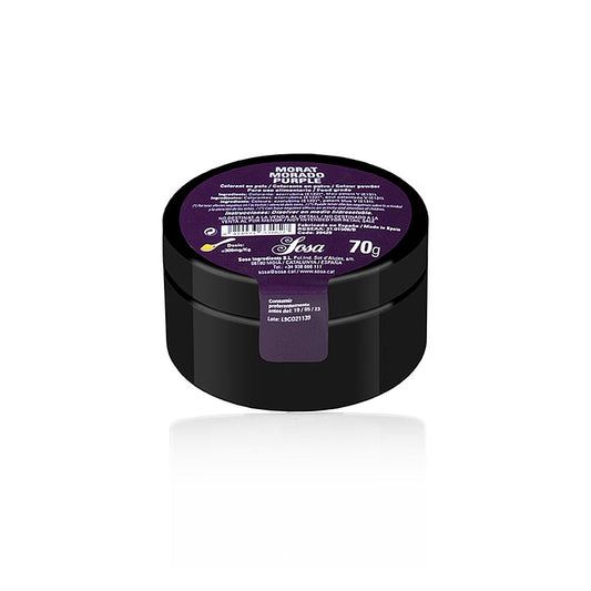 Sosa Lebensmittelfarbe Violett, Puder, wasserlöslich (39429), 70 g - Produktabbildung