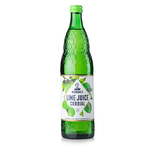 Desmond´s Limettensaft, Limettensirup, 750 ml - unverzichtbare Zutat für Patisserie, Küche und Bar, ideal zum Herstellen zahlreicher Cocktails
