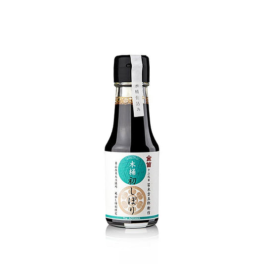 Soja-Sauce - Shoyu Hatsusibori, Fueki, 100 ml – Holzfass-erste Pressung, traditionell gebraut, natürliche Süße, regionales Spitzenprodukt, 100 Jahre alte Manufaktur