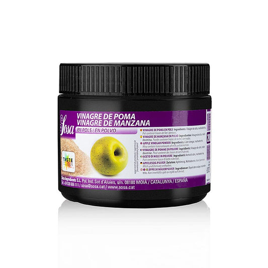 Sosa Pulver - Apfelessig (39466), 200 g: Innovative Essig in Pulverform für spannende Gerichte und Dressings, vielseitig einsetzbar