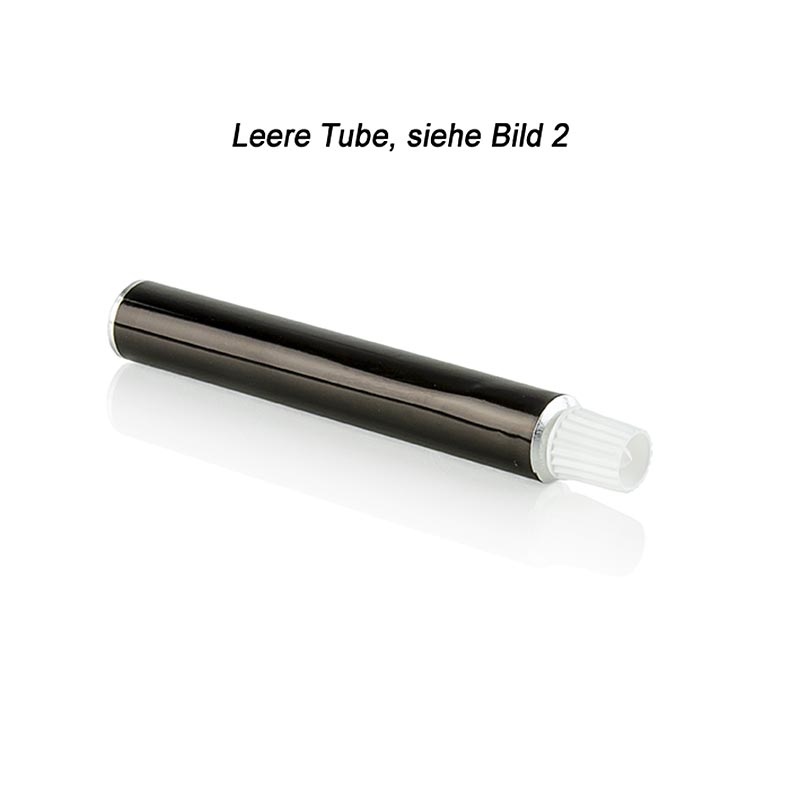 Tube zum Befüllen, schwarz, 15ml, ohne Inhalt, 100% Chef, 100 St