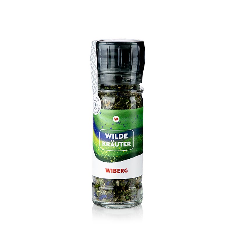Gewürzmühle Wilde Kräuter, Kräutersalz, 60 g - Intensiver Geschmack nach ausgewählten Kräutern mit dezenter Salznote, ideal für Suppen, Saucen, Dressings und mehr