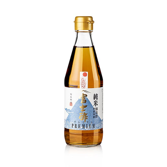 Fuji Su Premium-Reisweinessig von Iio Jozo, Japan, 360 ml, zum Sonderpreis bis zum 30 August 2024 Exklusive Delikatesse für Hobby- und Profiköche, um ihren Gerichten den letzten Schliff zu verleihen